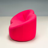 Pierre Paulin for Ligne Roset Pink Fabric 2 Seater Pumpkin Loveseat Sofa