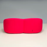 Pierre Paulin for Ligne Roset Pink Fabric 2 Seater Pumpkin Loveseat Sofa