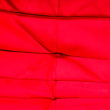 Ligne Roset by Michel Ducaroy Togo Red Sofas, Set of 3