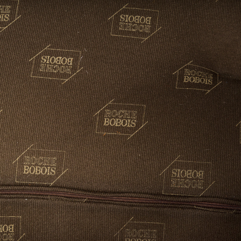 Roche Bobois Brown Leather Sofa, Three Seater