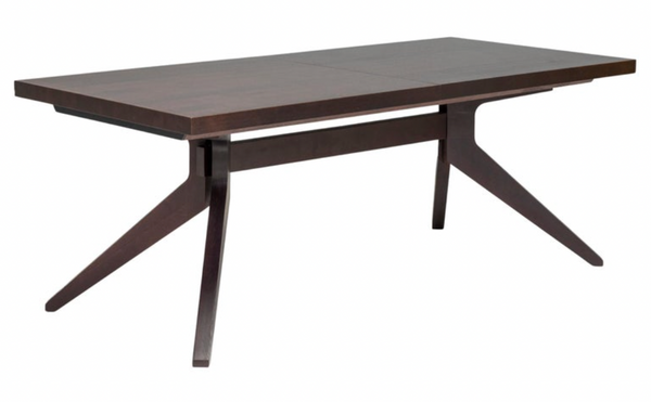 Matthew Hilton for Case Furniture Dark Stained Oak Cross Extending Dining Table