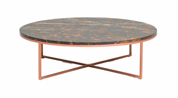 Amode Porto Black Gold Marble Coffee Table