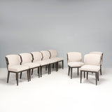 Lasalle by Dennis Miller Dining Chairs in Bespoke Patterned Fabric, Set of 8
