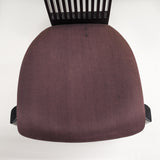 Pietro Costantini Postmodern Black Dining Chairs, Set of 8