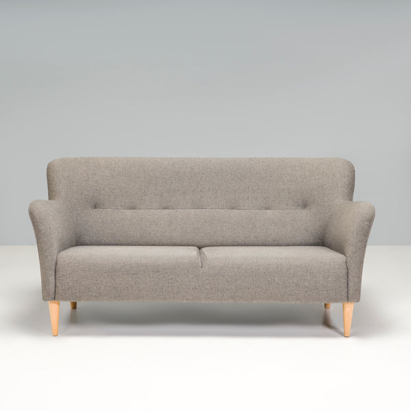 Scandinavian Swedese by Claesson Koivisto Rune Nova Grey Fabric 2 Seat Sofa