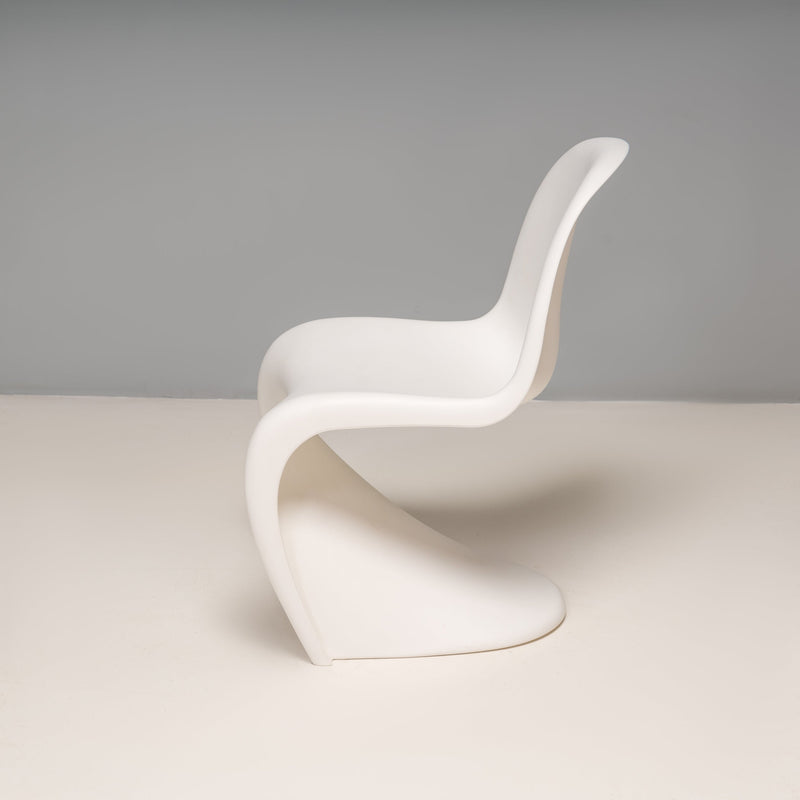 Mid-Century Vitra by Verner Panton White Panton Dining Chair