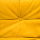 Ligne Roset by Michel Ducaroy Togo Yellow Alcantara Modular Sofas, Set of 5