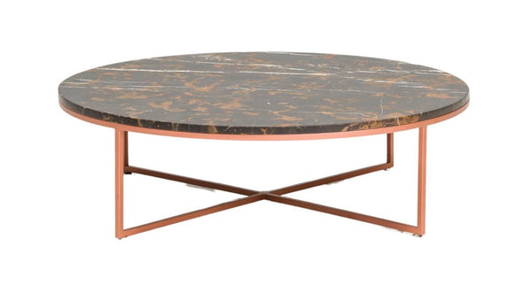 Amode Porto Black Gold Marble Coffee Table - REHAUS - Amode