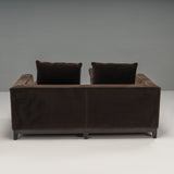 Antonio Citterio for B&B Italia Maxalto Brown Velvet Two Seat Sofa, 2013 - REHAUS - Antonio Citterio