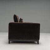 Antonio Citterio for B&B Italia Maxalto Brown Velvet Two Seat Sofa, 2013 - REHAUS - Antonio Citterio