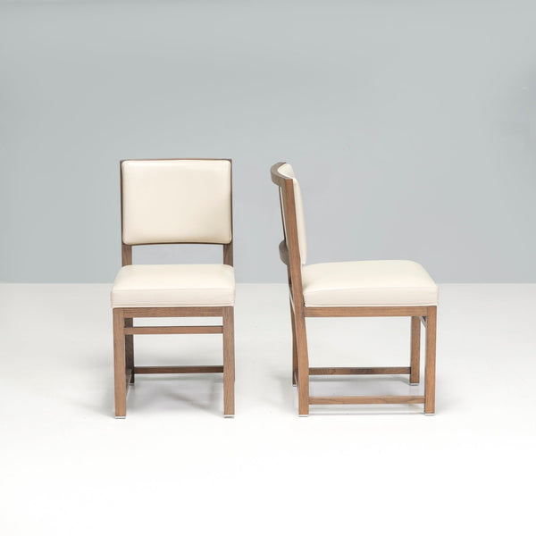 Antonio Citterio for Maxalto Musa Oak & Leather Dining Chairs, Set of 2 - REHAUS - Max Alto