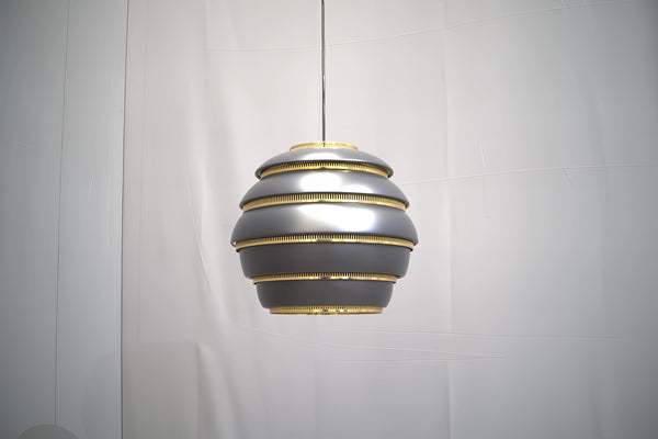 Artek A331 Black Metal Beehive Pendant Light by Alvar Aalto - REHAUS - Artek