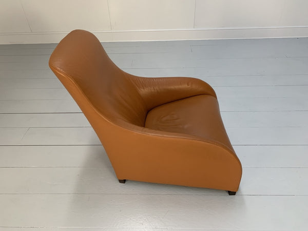B&B Italia Armchairs - Maxalto Kalos 9750 - In Tan Brown Alfa Leather @ REHAUS