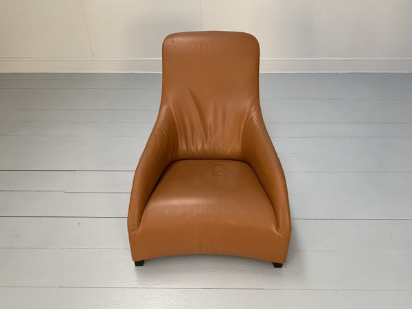 B&B Italia Armchairs - Maxalto Kalos 9750 - In Tan Brown Alfa Leather @ REHAUS