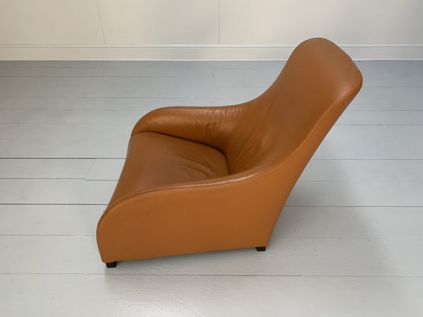 B&B Italia Armchairs - Maxalto Kalos 9750 - In Tan Brown Alfa Leather @ REHAUS