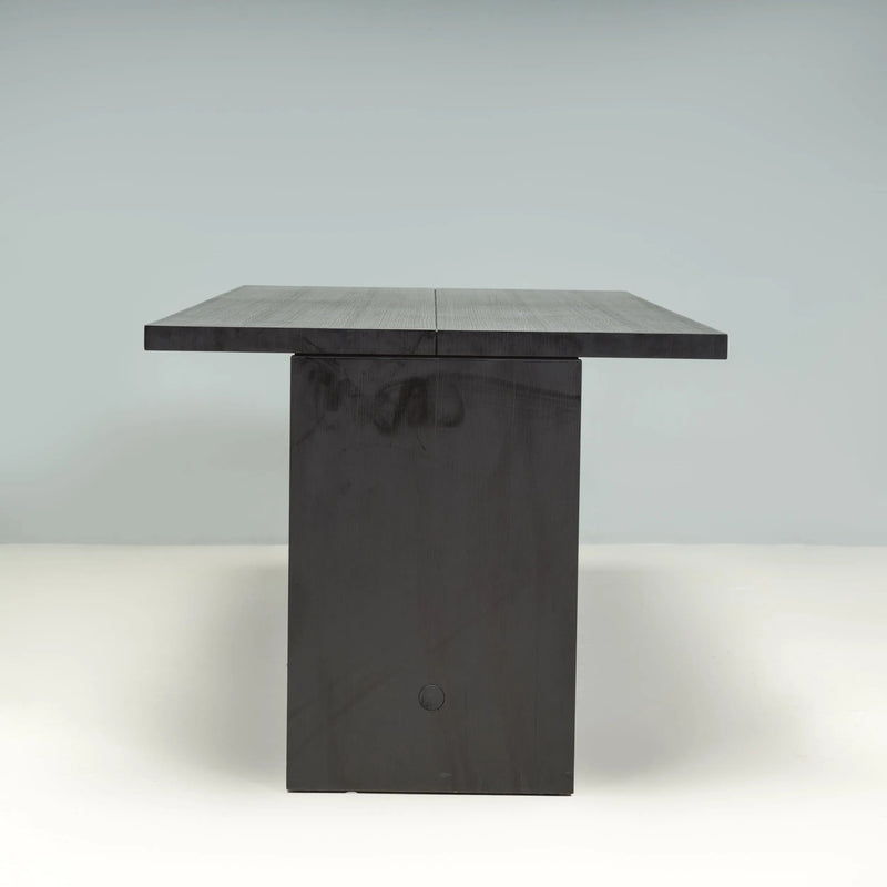 B&B Italia by Antonio Citterio Argo Brushed Black Oak Dining Table - REHAUS - Antonio Citterio