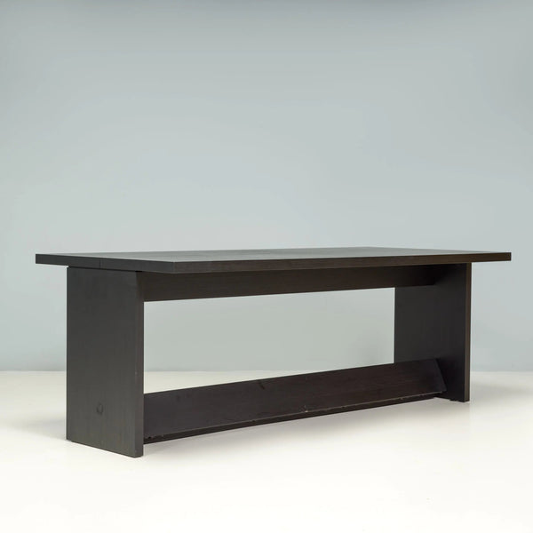 B&B Italia by Antonio Citterio Argo Brushed Black Oak Dining Table - REHAUS - Antonio Citterio