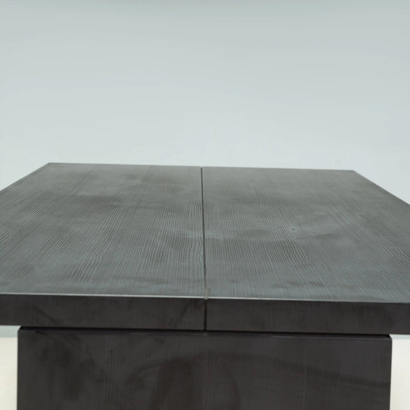 B&B Italia by Antonio Citterio Argo Brushed Black Oak Dining Table - REHAUS - Antonio Citterio