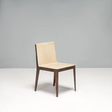 B&B Italia by Antonio Citterio Beige Leather EL Dining Chairs, set of 4 - REHAUS - Antonio Citterio