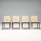 B&B Italia by Antonio Citterio Beige Leather EL Dining Chairs, set of 4 - REHAUS - Antonio Citterio