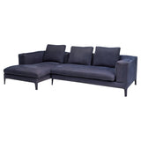 B&B Italia by Antonio Citterio Dark Blue Fabric Michel Corner Sofa - REHAUS - Antonio Citterio