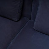 B&B Italia by Antonio Citterio Dark Blue Fabric Michel Corner Sofa - REHAUS - Antonio Citterio