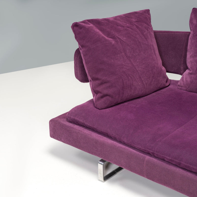 B&B Italia by Antonio Citterio Purple Fabric A320CS Arne Sofa, 2007 - REHAUS - B&B Italia