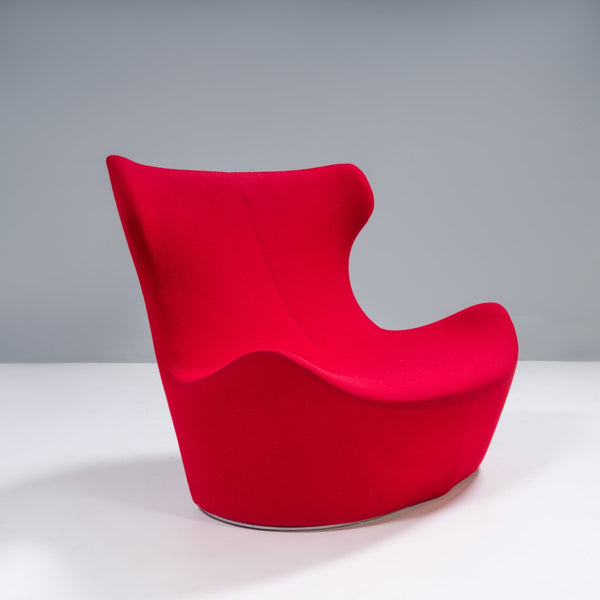 B&B Italia by Naoto Fukasawa Red Papilio Loveseat Sofa - REHAUS - Naoto Fukasawa