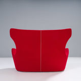 B&B Italia by Naoto Fukasawa Red Papilio Loveseat Sofa - REHAUS - Naoto Fukasawa