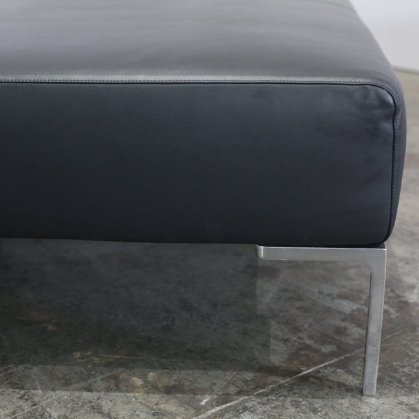 B&B Italia Charles Leather Ottoman @ REHAUS