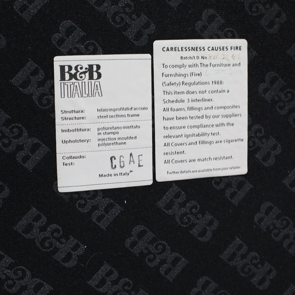 B&B Italia Charles Leather Ottoman @ REHAUS