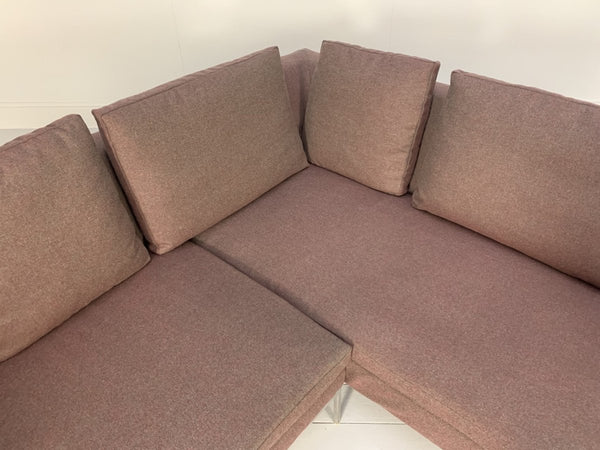 B&B Italia Charles Sofa - L - Shape Sectional - In Purple Wool @ REHAUS