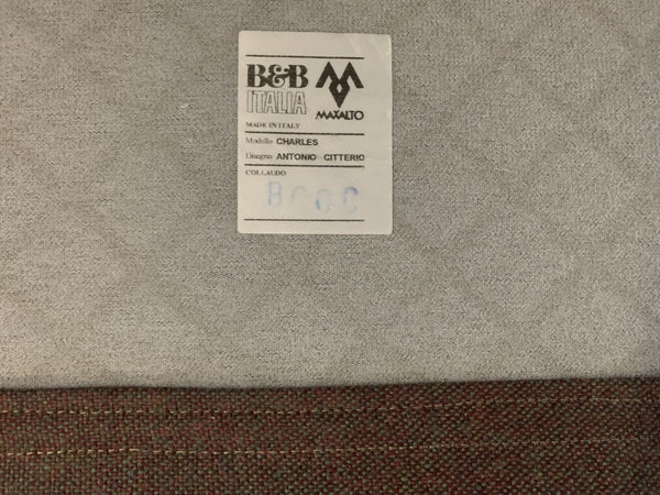 B&B Italia Charles Sofa - L - Shape Sectional - In Purple Wool @ REHAUS