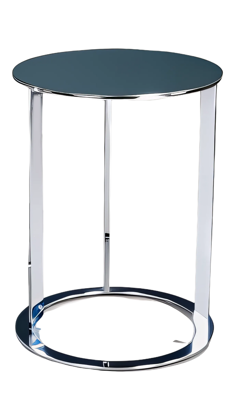 B&B Italia Chrome Side Table - REHAUS - B&B Italia