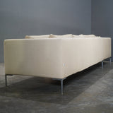 B&B Italia Cream Charles Corner Sofa by Antonio Citterio @ REHAUS