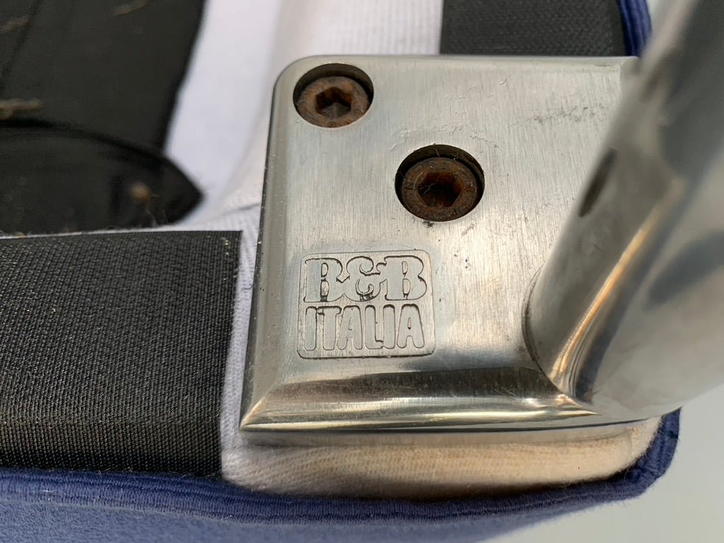 B&B Italia Florence Armchair - In Mid Blue Fabric @ REHAUS