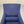 B&B Italia Florence Armchair - In Mid Blue Fabric @ REHAUS