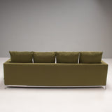 B&B Italia Green Velvet George Four - Seat Sofa by Antonio Citterio - REHAUS - Antonio Citterio