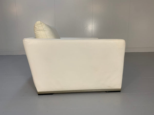 B&B Italia Maxalto Apta Armchair - In White Gamma Leather @ REHAUS