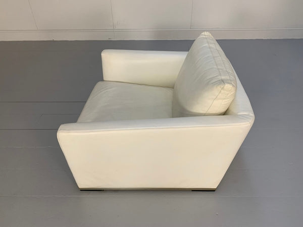 B&B Italia Maxalto Apta Armchair - In White Gamma Leather @ REHAUS