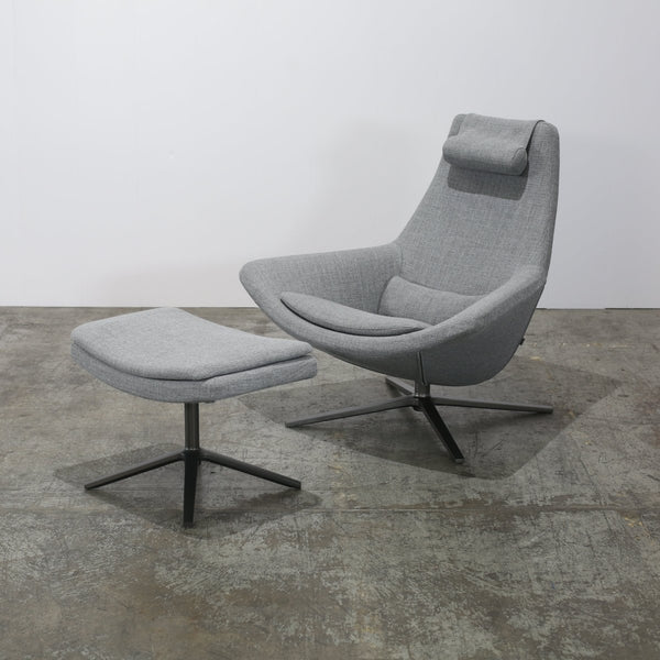 B&B Italia Metropolitan Armchair & Footstool @ REHAUS