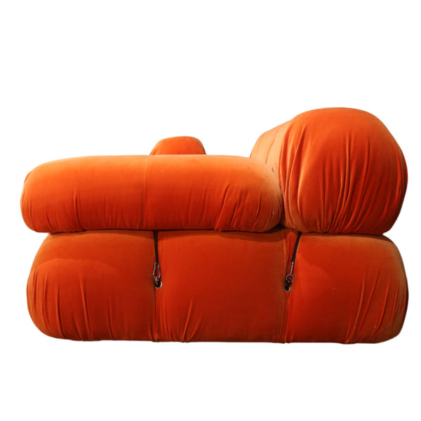 B&B Italia Orange Velvet Camaleonda Sofa by Mario Bellini @ REHAUS