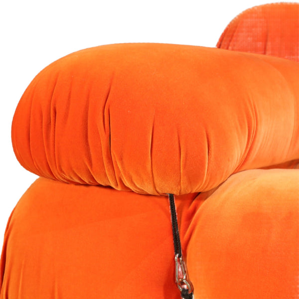 B&B Italia Orange Velvet Camaleonda Sofa by Mario Bellini @ REHAUS