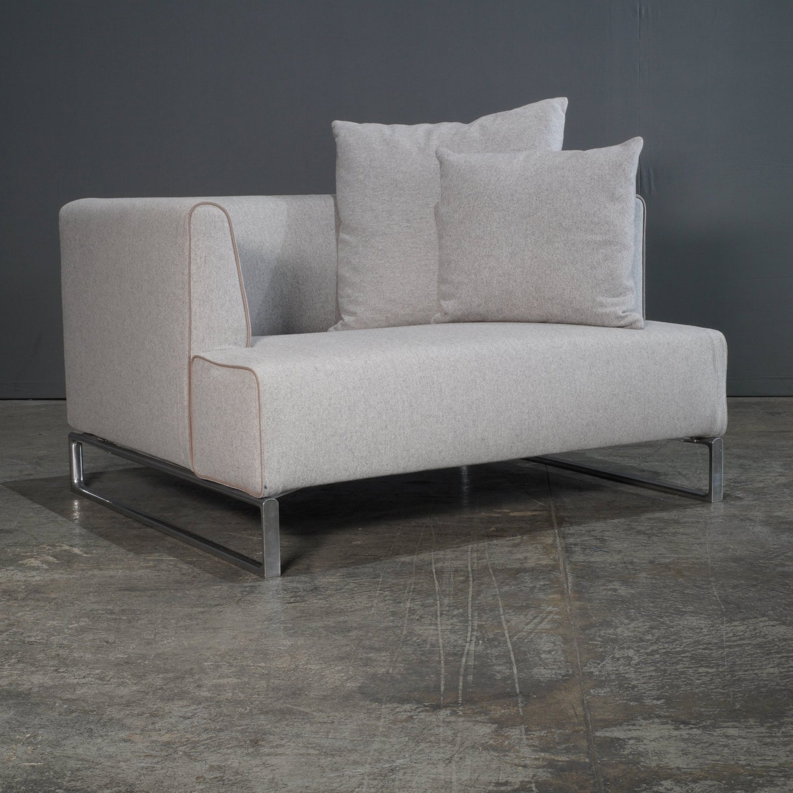 B&B Italia Solo Grey Armchair @ REHAUS