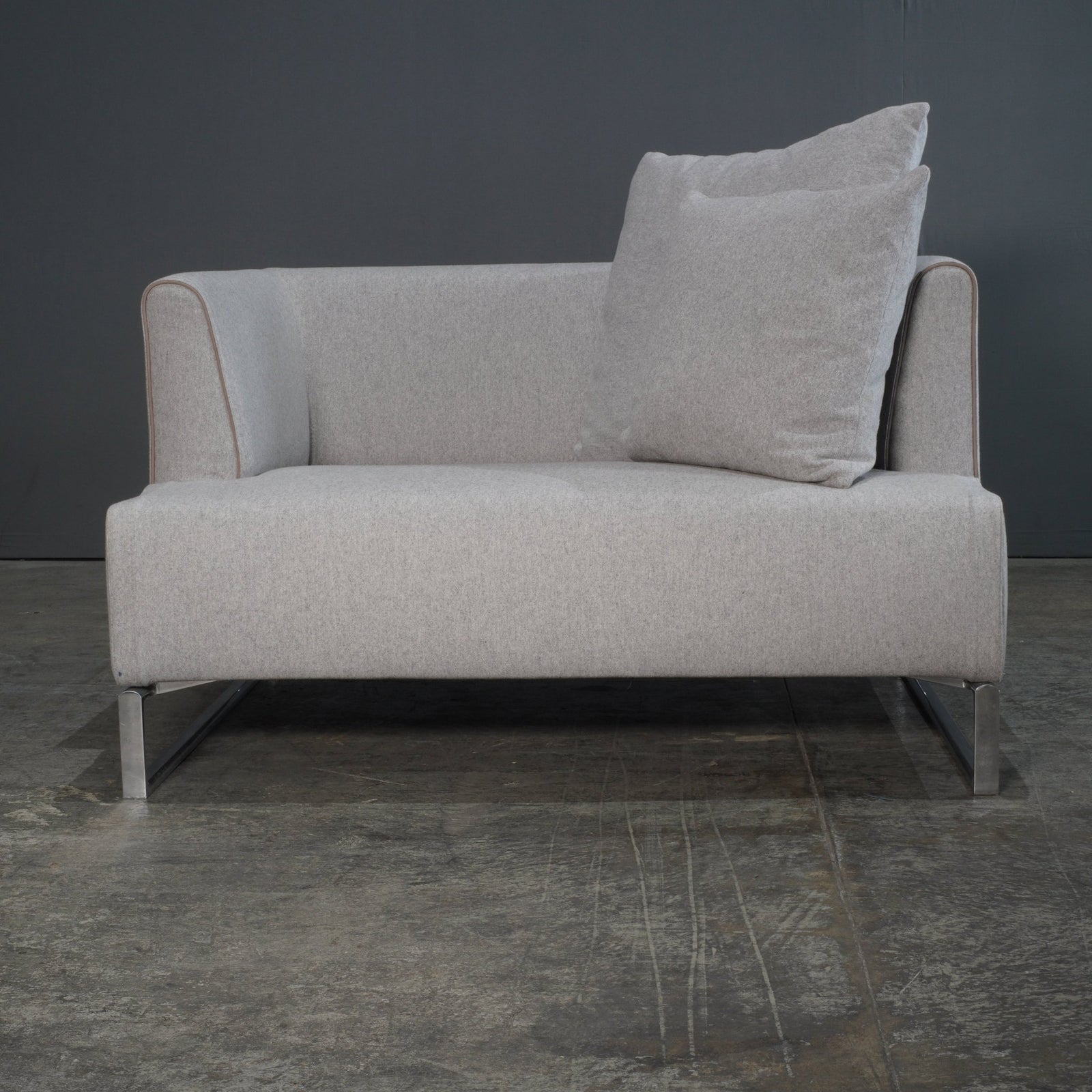 B&B Italia Solo Grey Armchair @ REHAUS