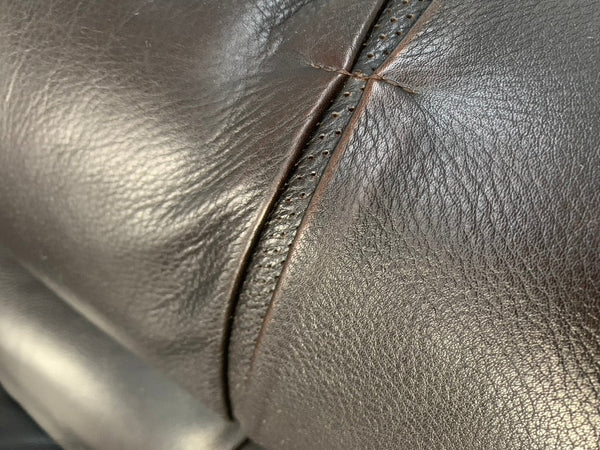 B&B Italia Tufty Time L - Shape Sofa - In Brown Leather @ REHAUS