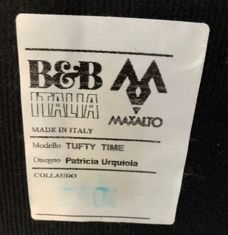 B&B Italia Tufty Time L - Shape Sofa - In Brown Leather @ REHAUS