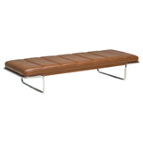 Bernd Münzebrock for Walter Knoll Brown Leather Daybed - REHAUS - Walter Knoll