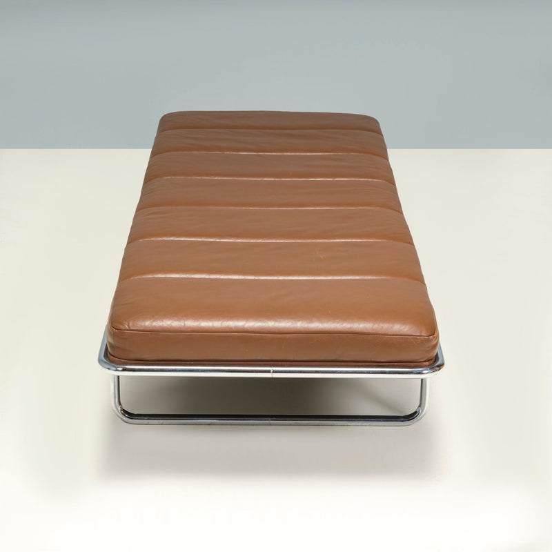 Bernd Münzebrock for Walter Knoll Brown Leather Daybed - REHAUS - Walter Knoll