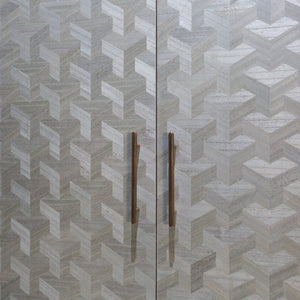 Bespoke Glass & Marble Top Cabinet @ REHAUS